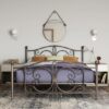 Bamburgh Metal Double Bed In Bronze