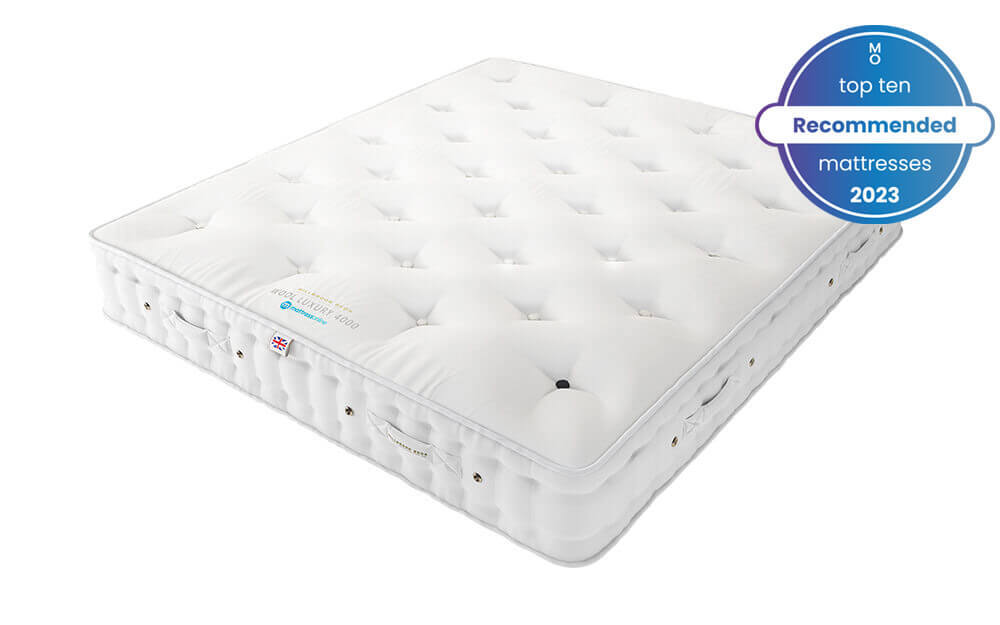 Millbrook Wool Luxury 4000 Pocket Mattress, Single