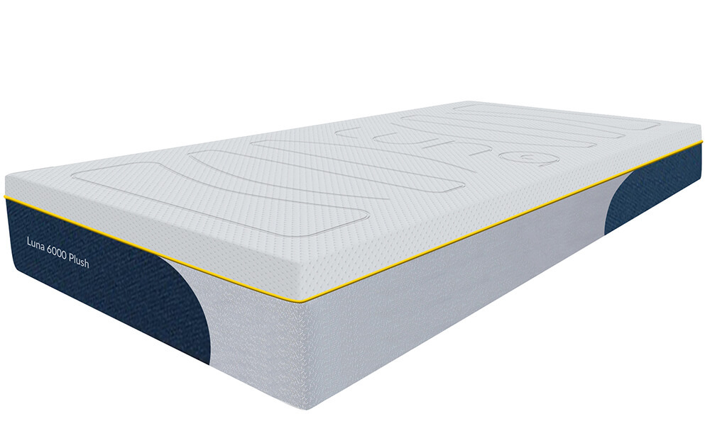 Luna 6000 Plush Gel Memory Pocket Hybrid Mattress, Double