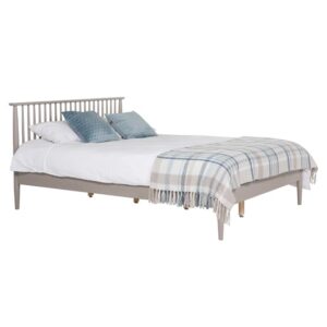 Afon Wooden King Bed In Grey