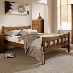 Havanan Wooden Single Bed In Pine