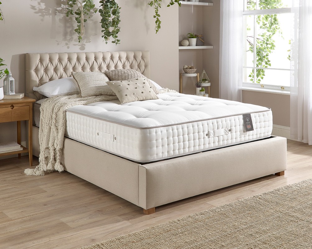 Aspire 7000 Pocket Wool Cashmere and Silk Mattress - Dual Sided