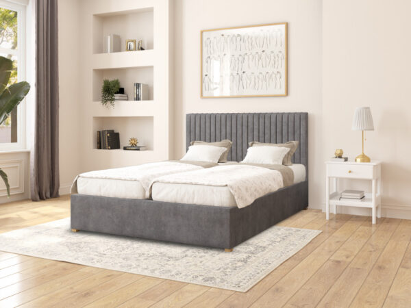 Aspire Electric Adjustable Bed Grant Upholstered