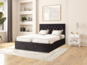 Aspire Electric Adjustable Bed Olivier Upholstered