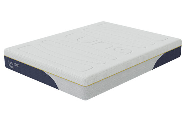 Luna 6000 Plush Gel Memory Pocket Hybrid Mattress, Small Double