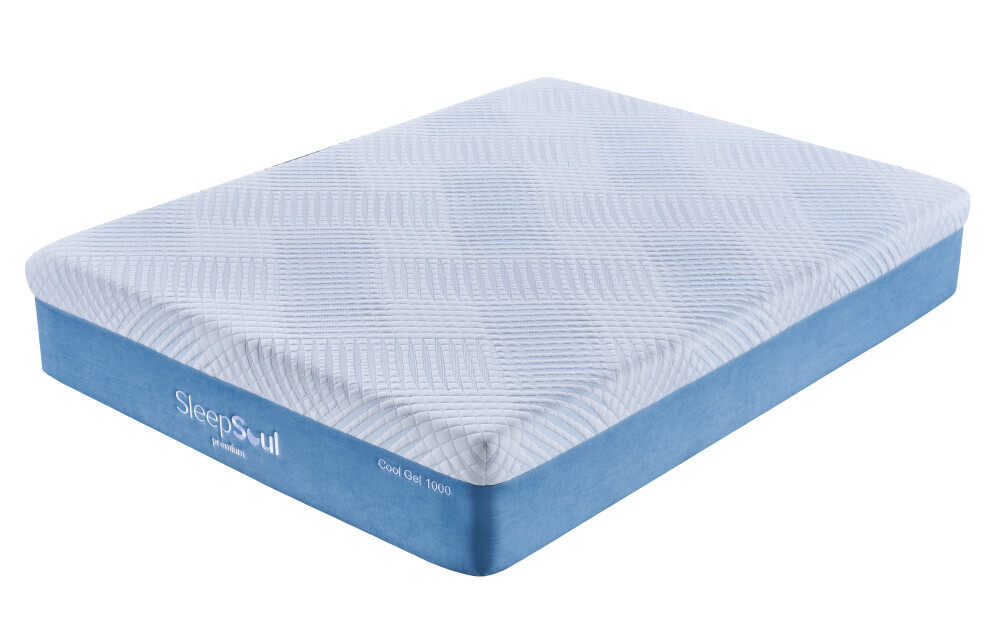 SleepSoul Premium Cool Gel 1000 Pocket Mattress, King Size