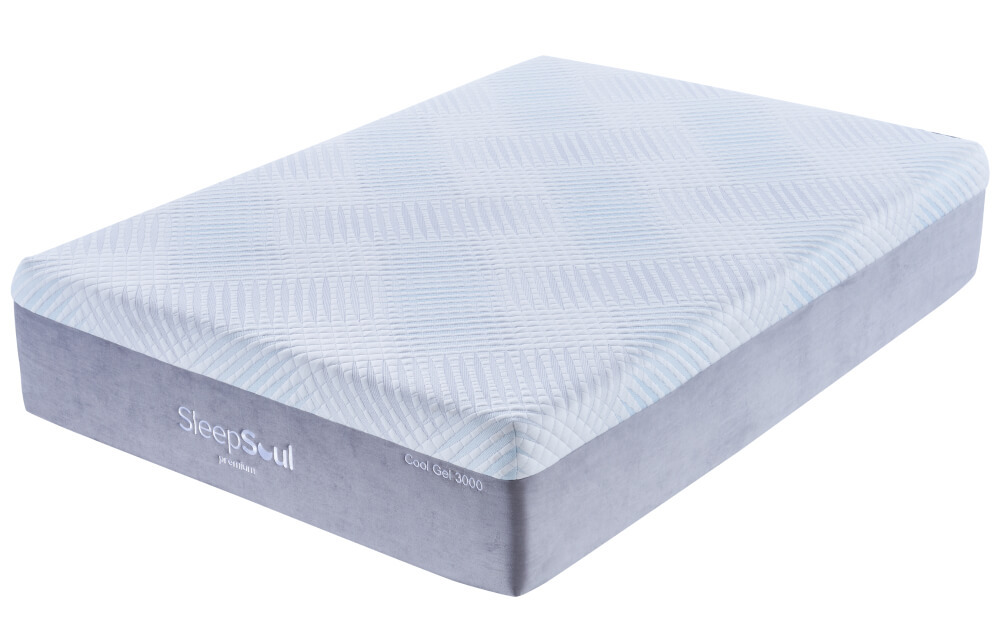 SleepSoul Premium Cool Gel 3000 Pocket Mattress, Single