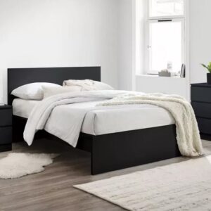 Oakley Wooden King Bed In Black